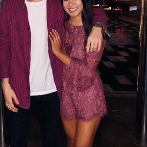 Lace Longsleeve Romper